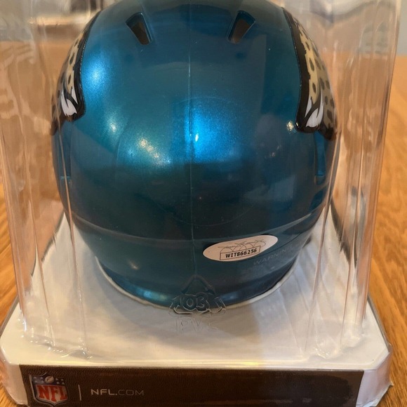nfl autographed mini helmets Flash Jaguars Fred Taylor jsa certified - Picture 2 of 7